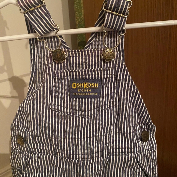 Vintage Oshkosh B’Gosh Conductor Overalls - Size 3/6 Months - Picture 4 of 9